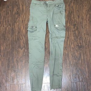Green cargo pants
